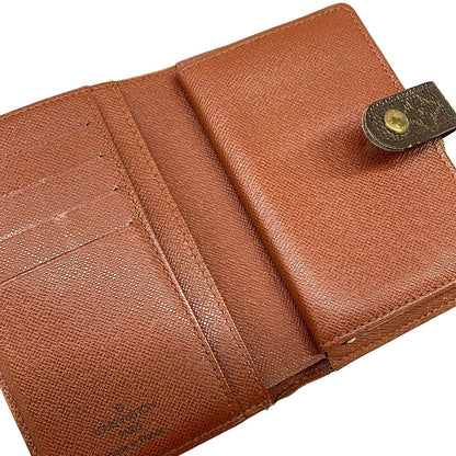 Louis Vuitton Bifold Wallet Monogram Porte Monet Viet Viennois Leather — view 3