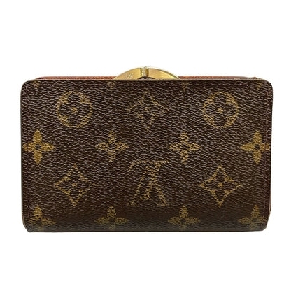 Louis Vuitton Bifold Wallet Monogram Porte Monet Viet Viennois Leather — view 2