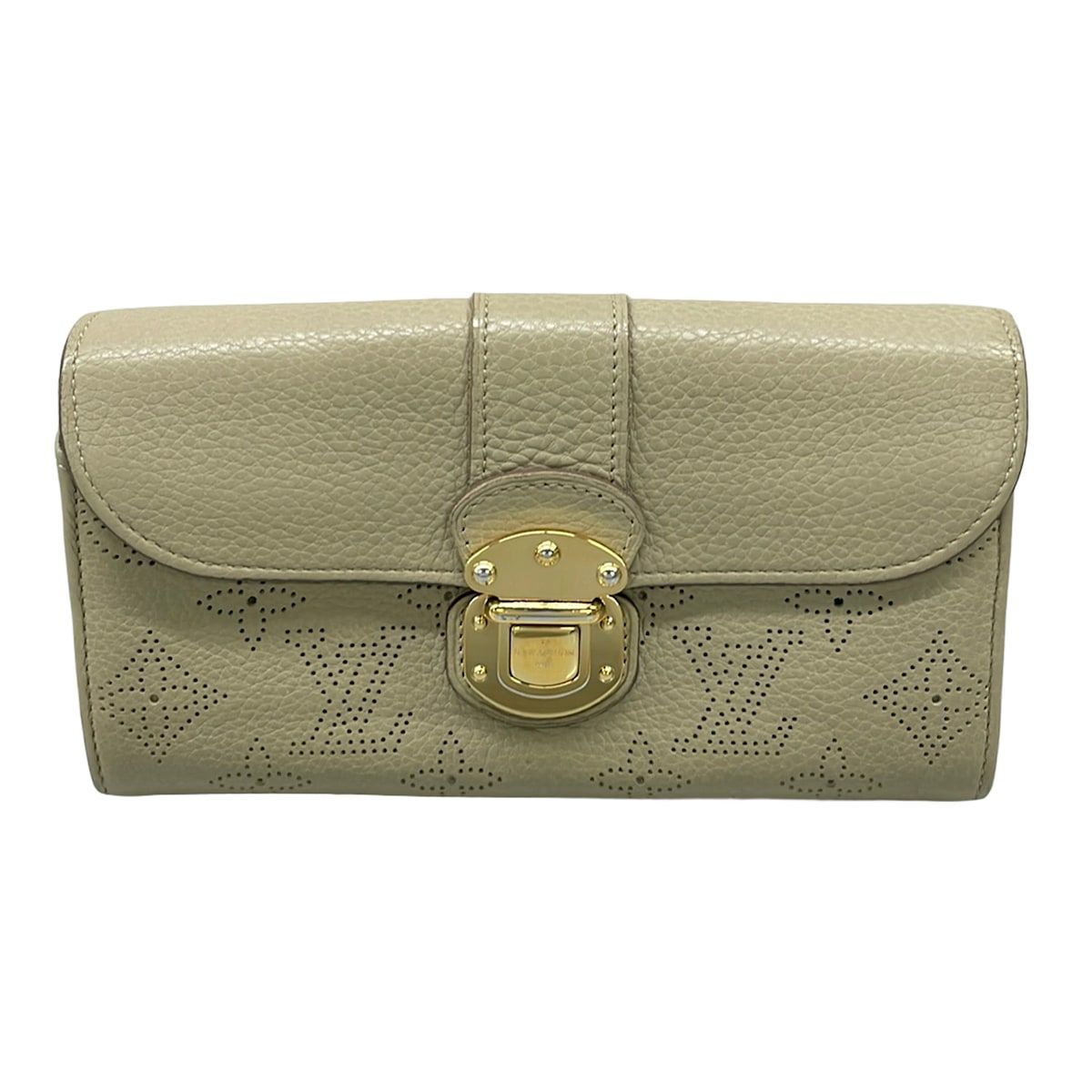 Louis Vuitton Wallet Mahina Portefeuille Iris Taupe