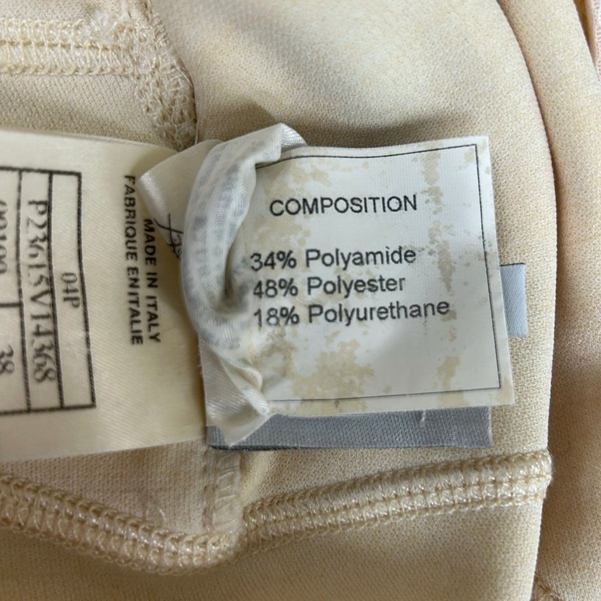 Chanel Jacket 38 M Ivory Black Zip Up Sports Line — view 4