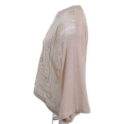Hermes Candy Libris Bandana Silk Twill Lane Blouse 36 — view 2