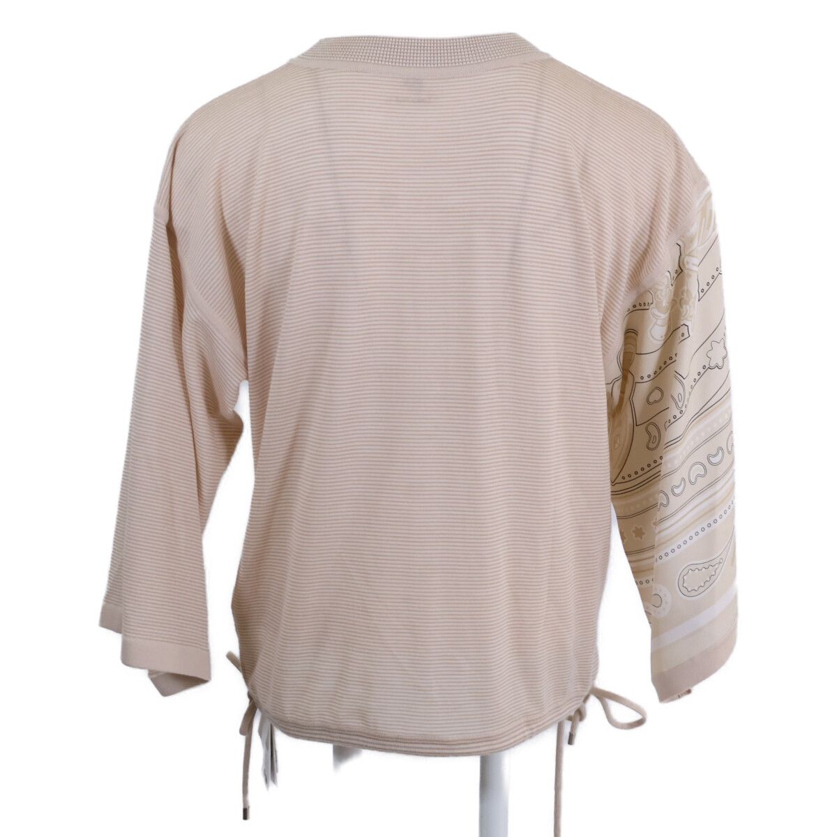 Hermes Candy Libris Bandana Silk Twill Lane Blouse 36 — view 3