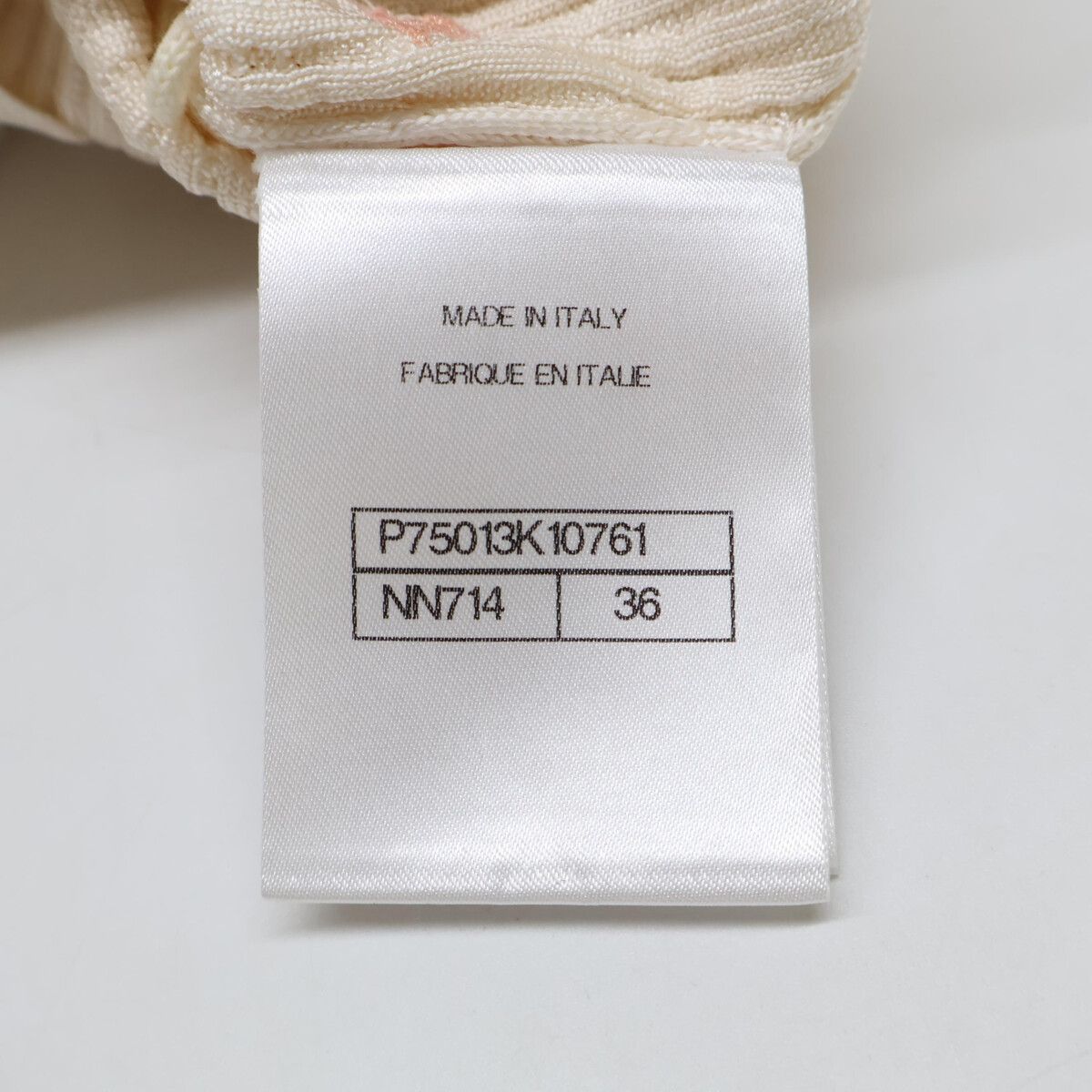 Chanel CC Logo Pearl Biju Silk Knit Dress 36 — view 5