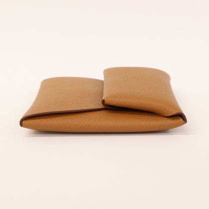 Hermes Epsom Bastia Coin Purse Gold — view 6