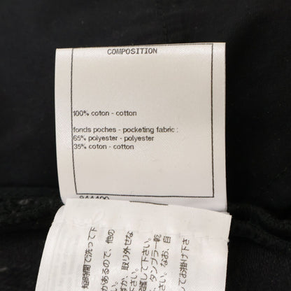 Chanel 20k Striped CC Logo Button Denim Pants 36 — view 6