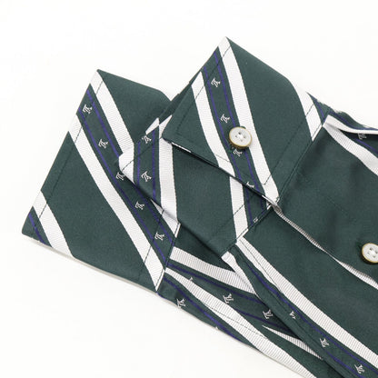 Louis Vuitton Rbr Striped Silk 100% Long Sleeve Shirt — view 6