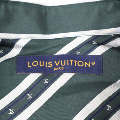 Louis Vuitton Rbr Striped Silk 100% Long Sleeve Shirt — view 3