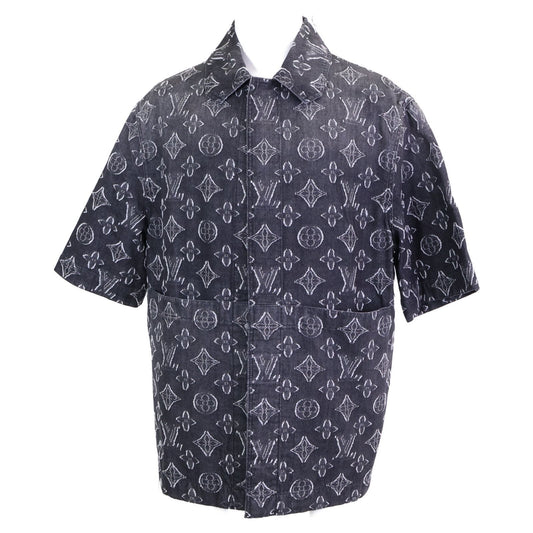 Louis Vuitton Ars Monogram Chambray SS Shhirt Short Sleeve Shirt