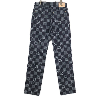 Louis Vuitton Ew2 Distorted Damier Zip Fly Denim Pants 31 — view 2