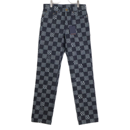 Louis Vuitton Ew2 Distorted Damier Zip Fly Denim Pants 31