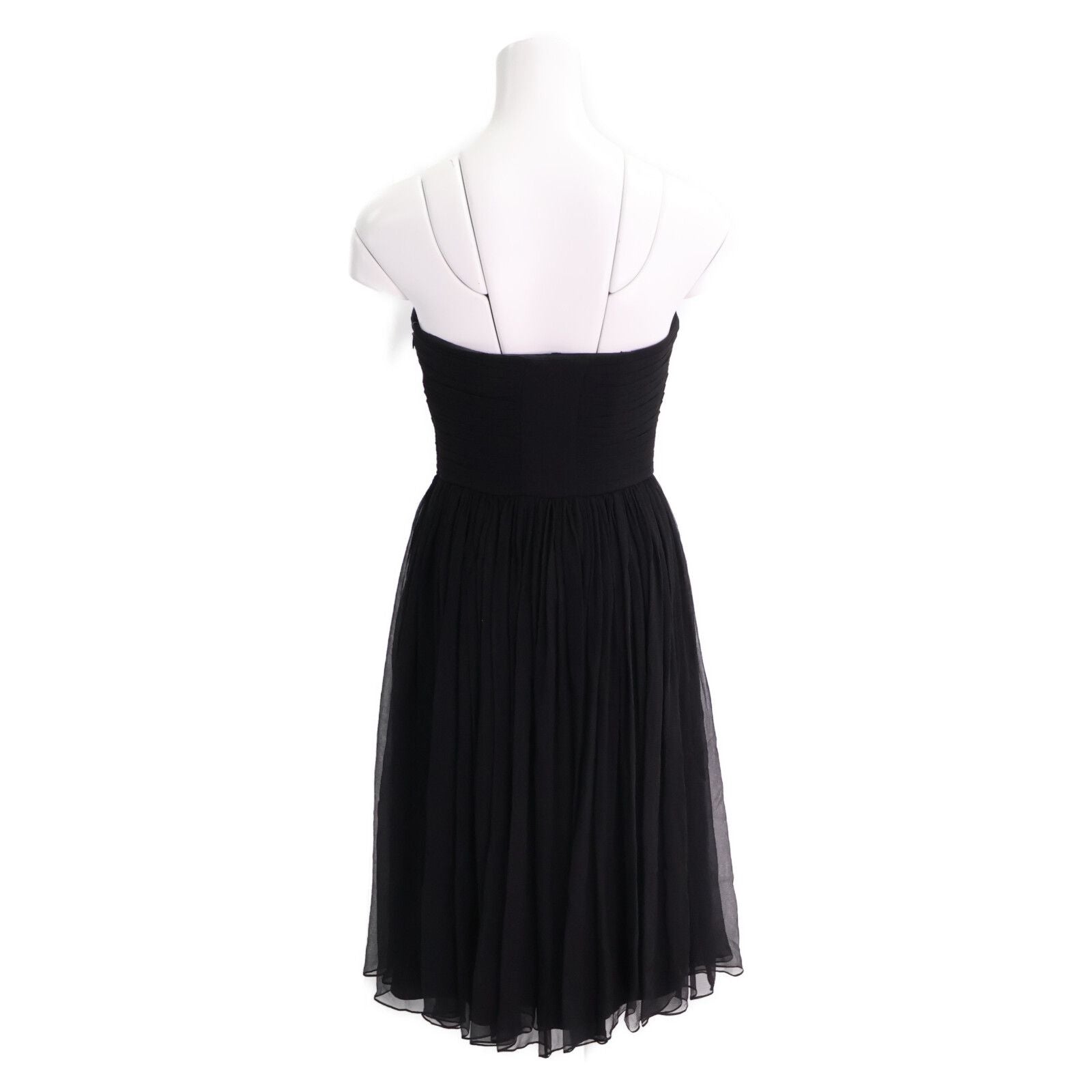 Dior Silk Bare Top Chiffon Dress 36 — view 3