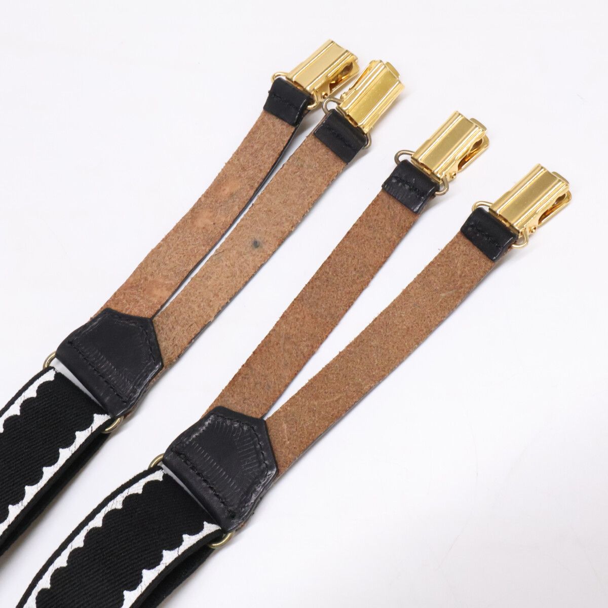 Chanel Leather Fabric Suspenders — view 7
