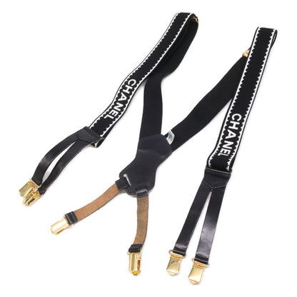 Chanel Leather Fabric Suspenders