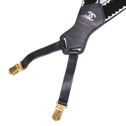 Chanel Leather Fabric Suspenders — view 2