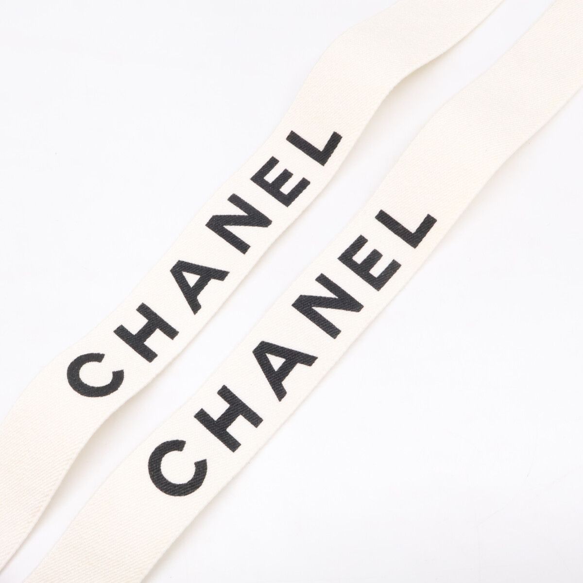 Chanel Leather Fabric Logo Suspenders — view 4