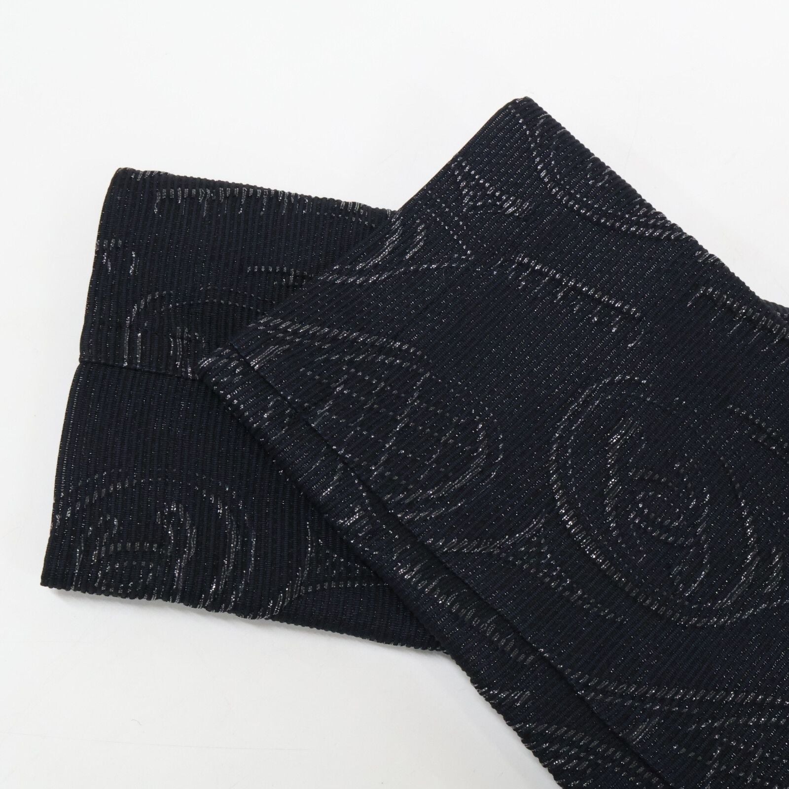 Chanel Sports Line All Over Pattern Silk Blend Collarless Jacket 34 — view 7