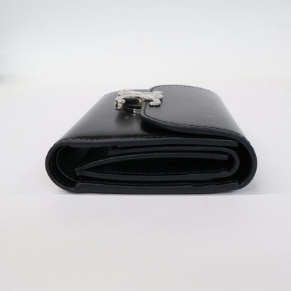 Celine Small Flap Wallet Triomphe Shiny Calfskin — view 2