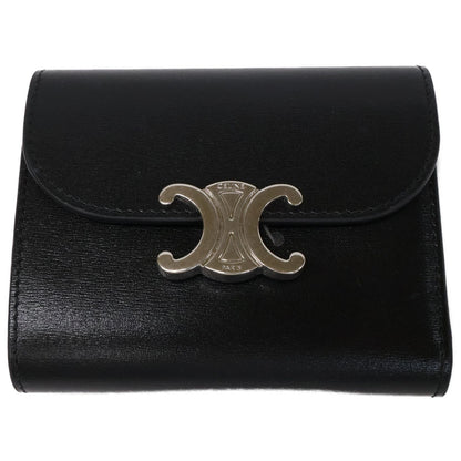 Celine Small Flap Wallet Triomphe Shiny Calfskin