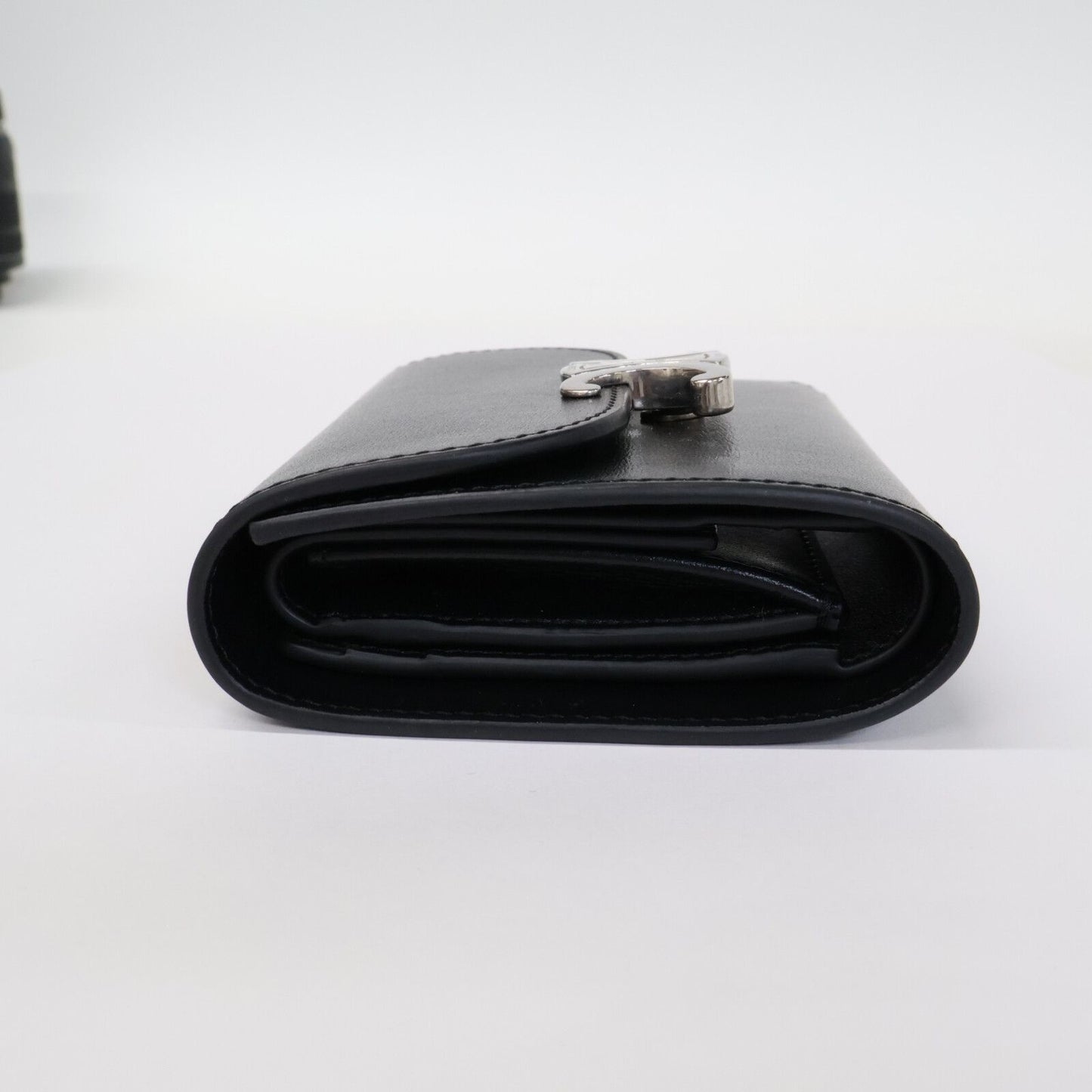 Celine Small Flap Wallet Triomphe Shiny Calfskin — view 4