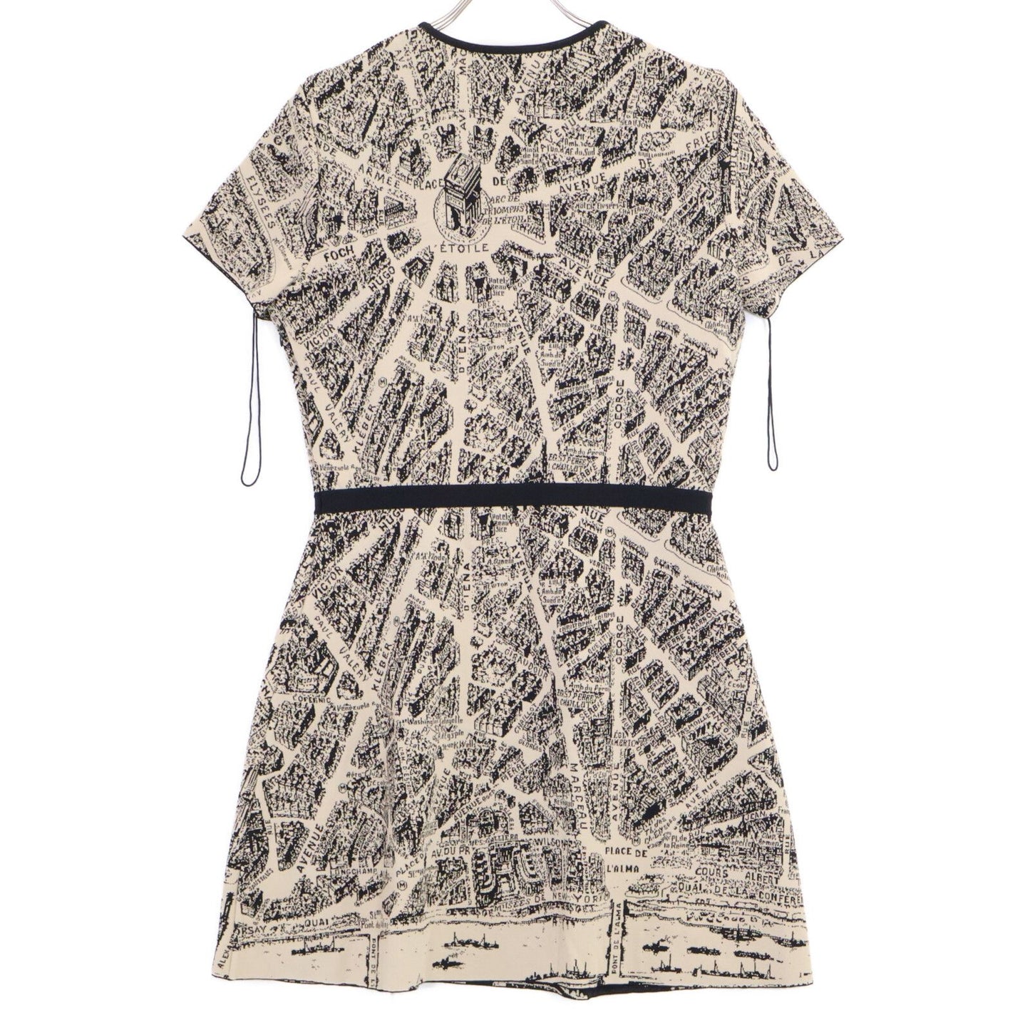 Dior Plan de Paris Allover Pattern Short Sleeve Mini Dress — view 2