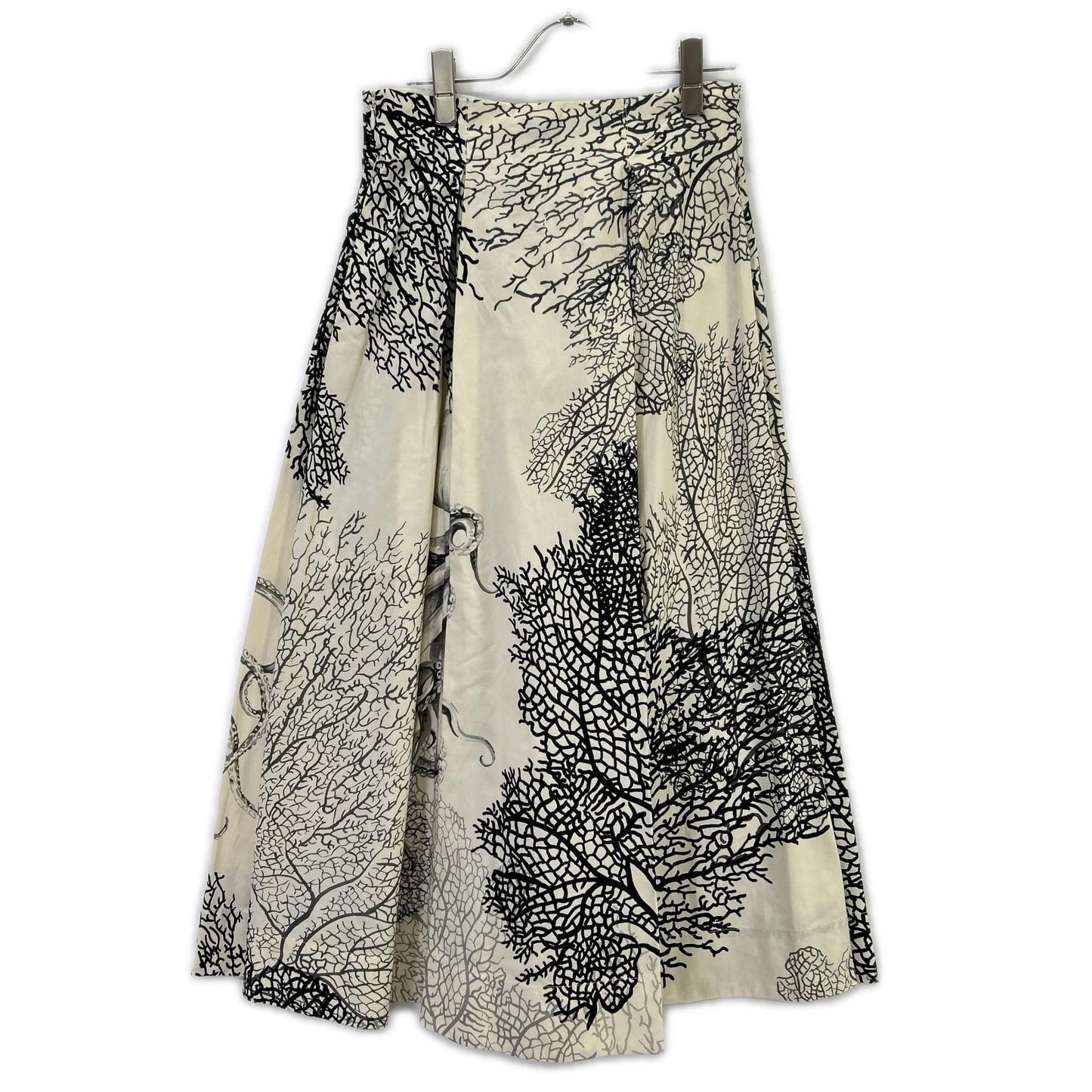 Dior All Over Pattern Belted Flare Skirt — view 2