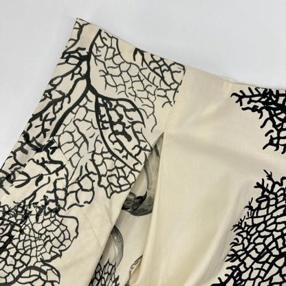 Dior All Over Pattern Belted Flare Skirt — view 6