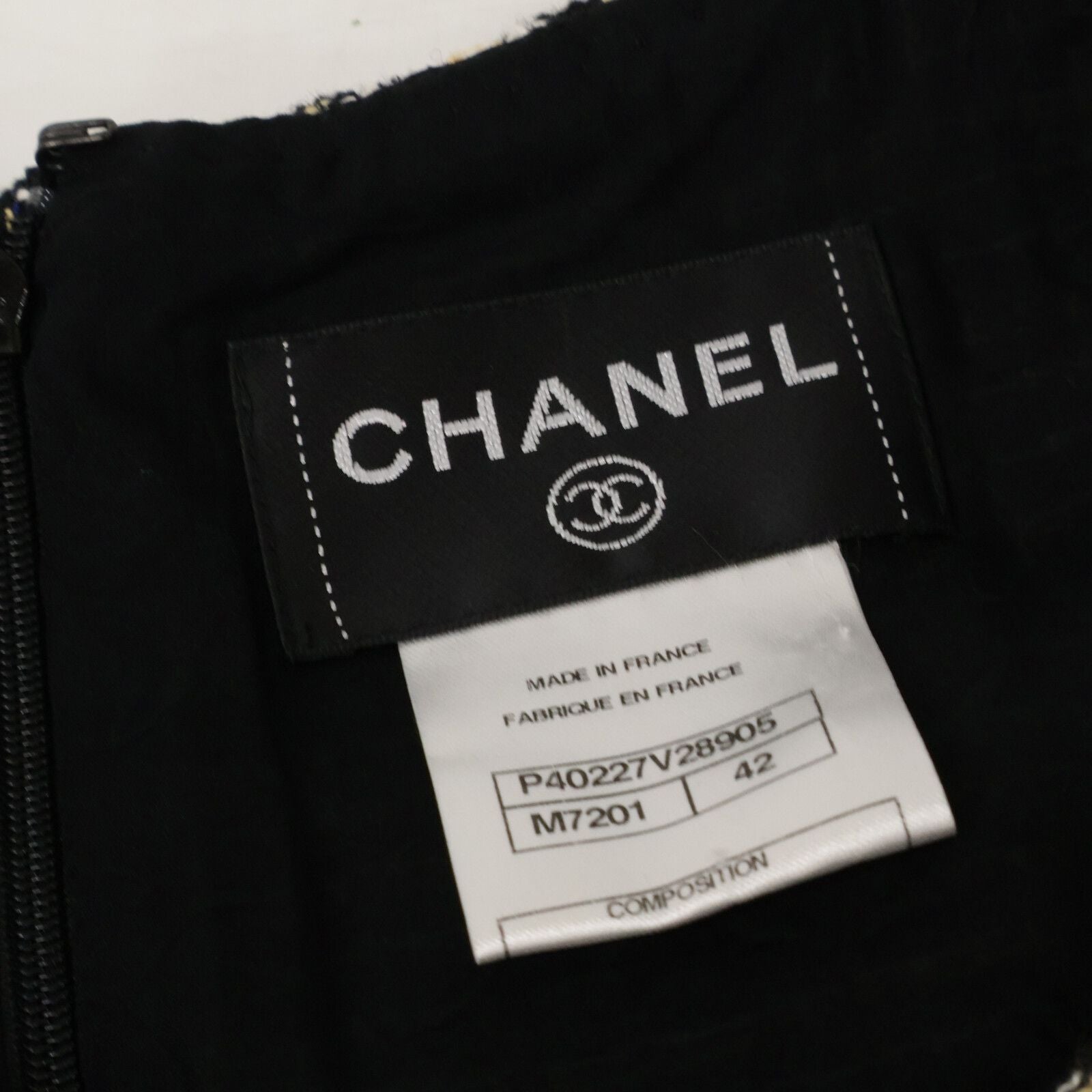 Chanel Tweed Sleeveless 42 Dress — view 3