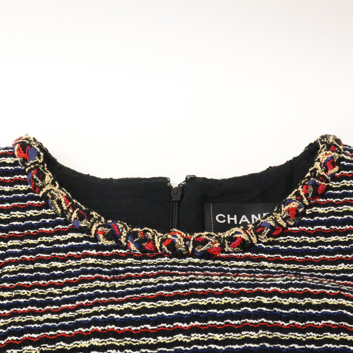 Chanel Tweed Sleeveless 42 Dress — view 5