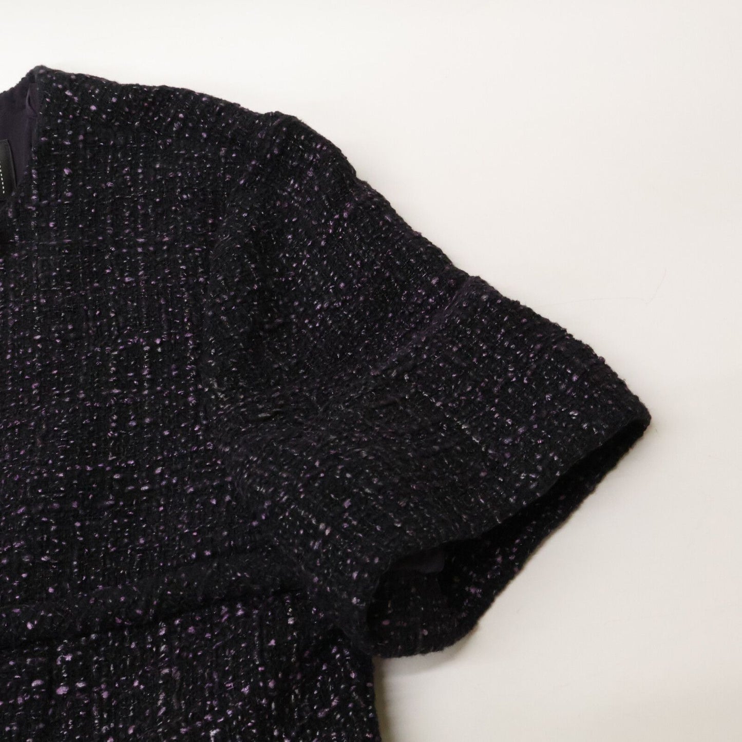 Chanel Tweed Short Sleeve Mini 40 Dress — view 6