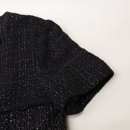 Chanel Tweed Short Sleeve Mini 40 Dress — view 6