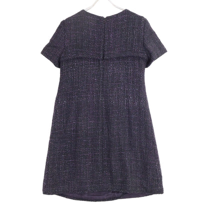 Chanel Tweed Short Sleeve Mini 40 Dress — view 2