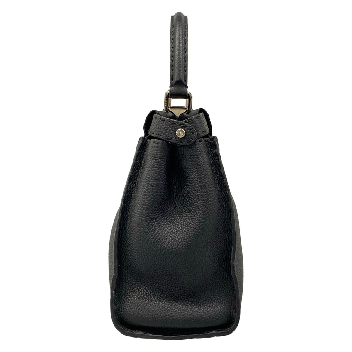 Fendi Handbag Peekaboo Iconic Selleria Black Leather — view 4