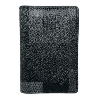 Louis Vuitton Card Case Damoflage Organizer de Poche Black