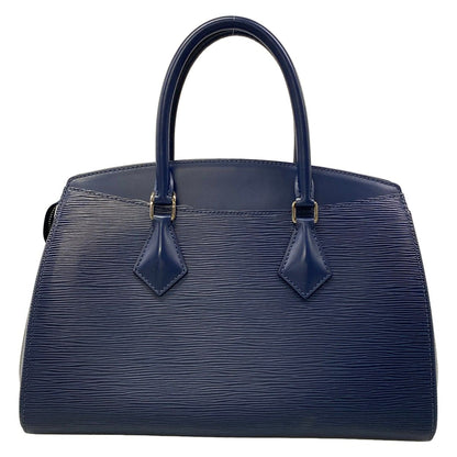 Louis Vuitton Handbag Epi Soufflot MM Andigo Blue Leather — view 3