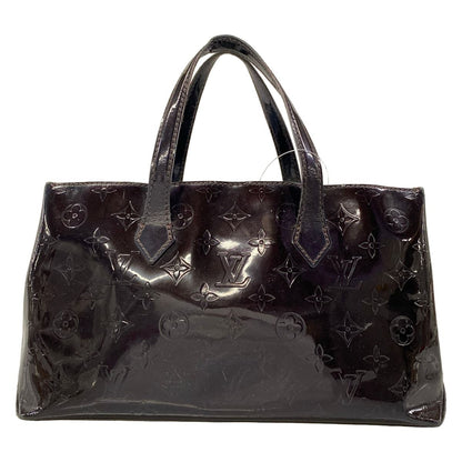 Louis Vuitton Handbag Monogram Vernis Wilshire PM Amarante Leather — view 3