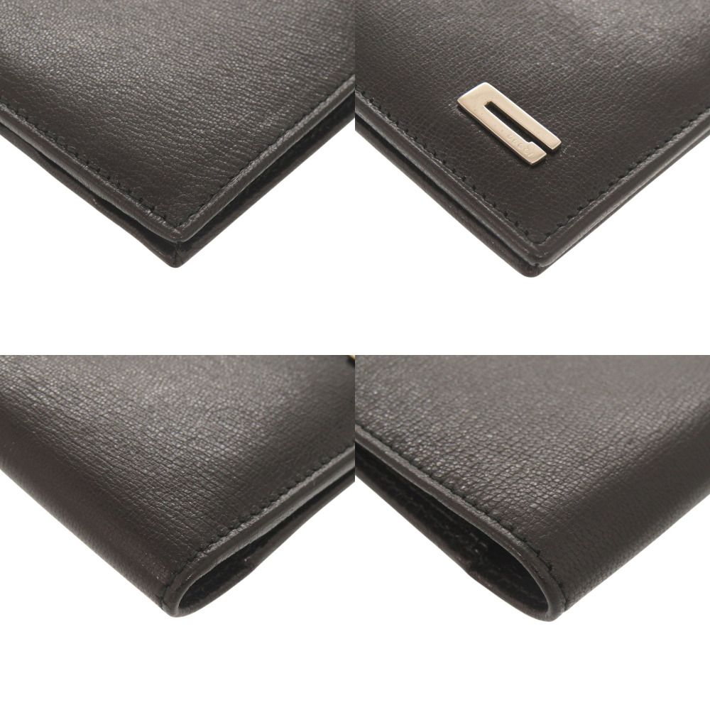 Gucci Logo Leather Black Billfold Wallet — view 4