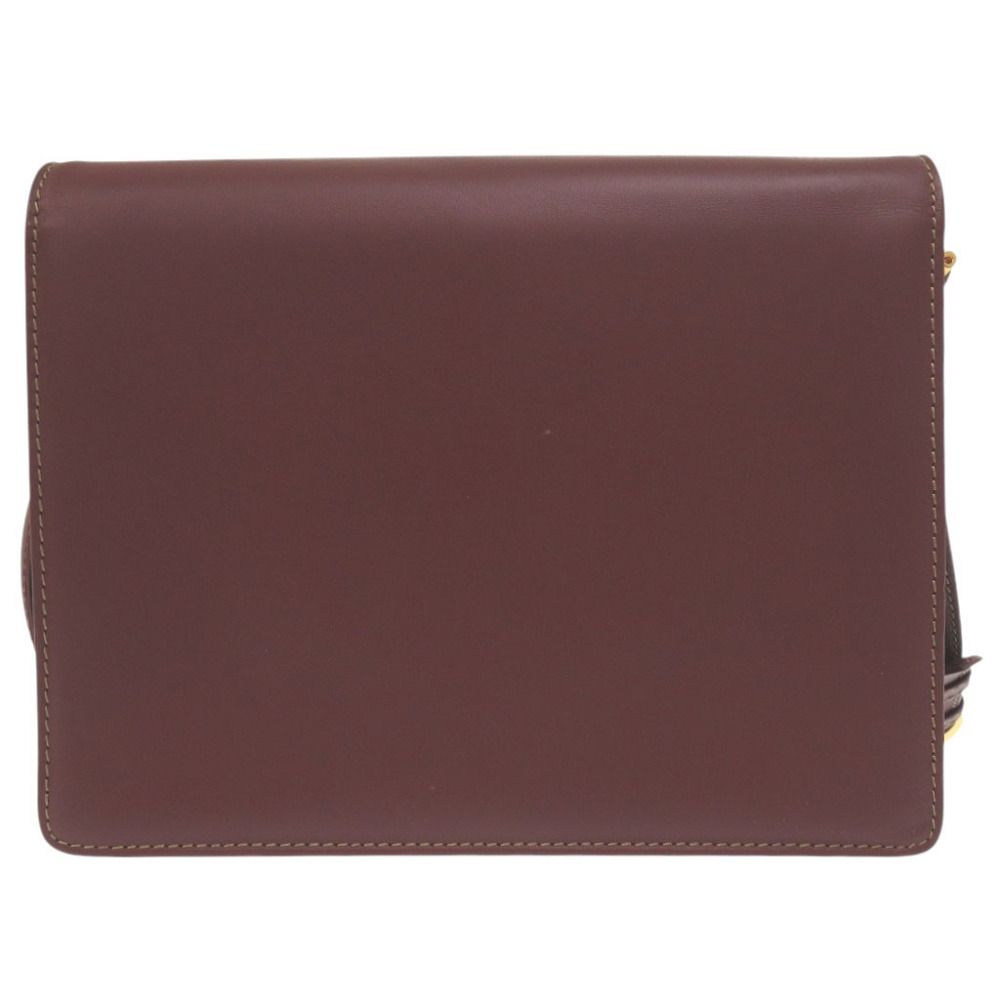 Cartier Must Line Leather Bordeaux Shoulder — view 2
