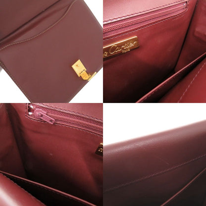 Cartier Must Line Leather Bordeaux Shoulder — view 8