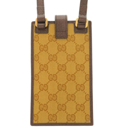 Gucci Adidas GG Crystal Leather Brown Phone Case — view 2