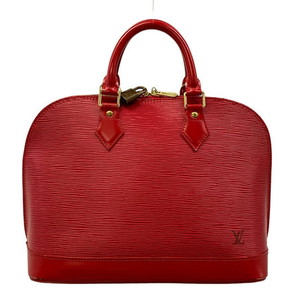 Louis Vuitton Handbag Epi Alma Rouge Leather
