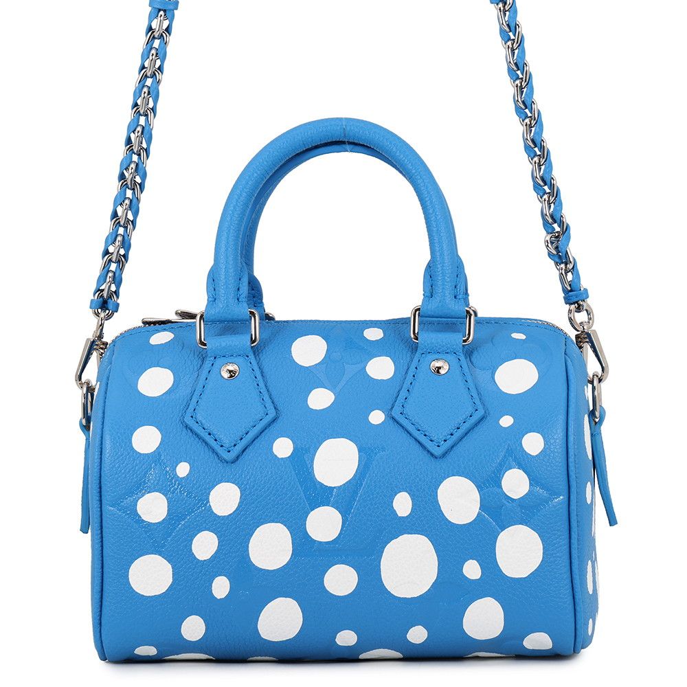 Louis Vuitton Handbag Monogram Empreinte LV Yk Speedy Bandouliere Yayoi Kusama