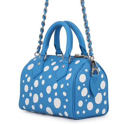 Louis Vuitton Handbag Monogram Empreinte LV Yk Speedy Bandouliere Yayoi Kusama — view 2