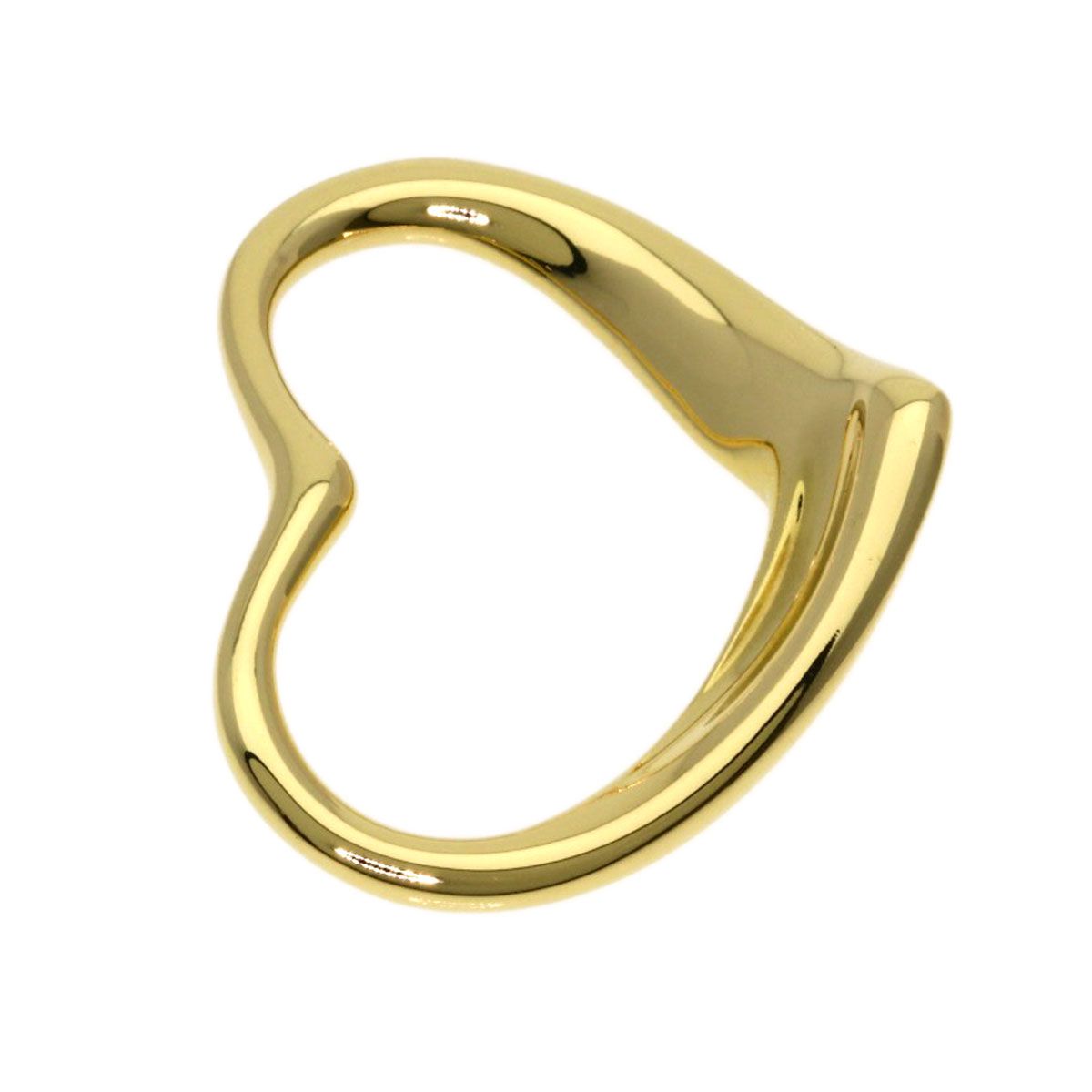 Tiffany & Co Open Heart Pendant 18K Yellow Gold — view 3