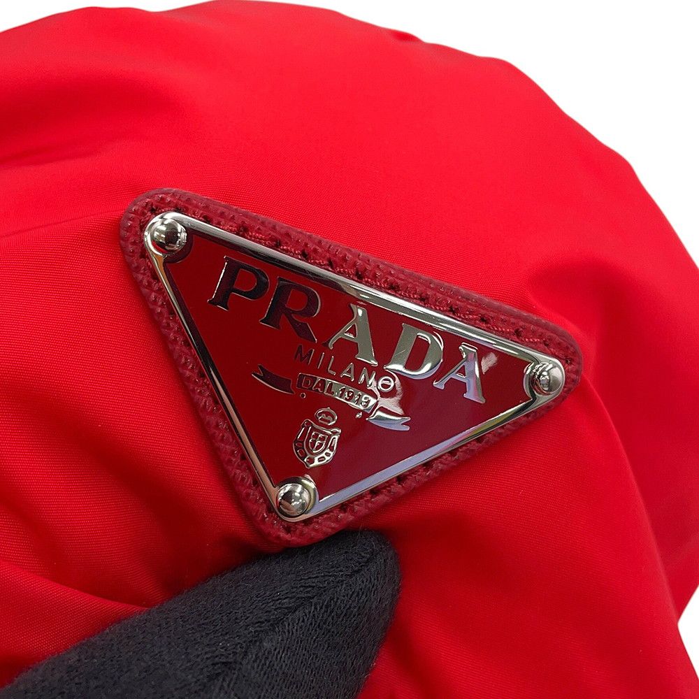 Prada Hat Re-Nylon Padded Bucket — view 9