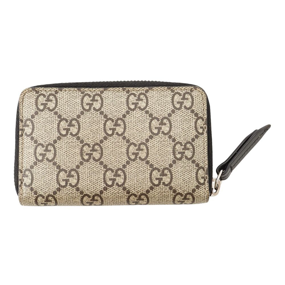 Gucci Coin Case GG Supreme Tiger Print Zip Around — view 3