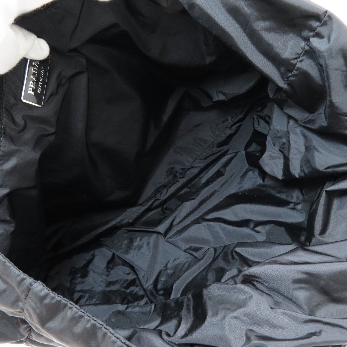 Prada Eco Bag Logo Handbag Nylon — view 5