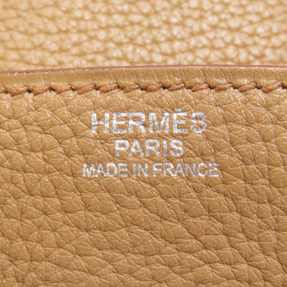 Hermes Birkin 30 Silver Handbag Togo — view 6
