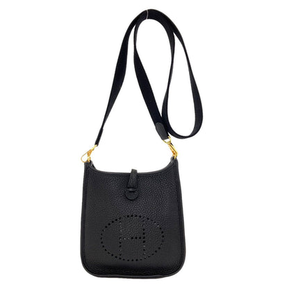 Hermes Evelyne TPM Gold Shoulder Bag Taurillon Clemence