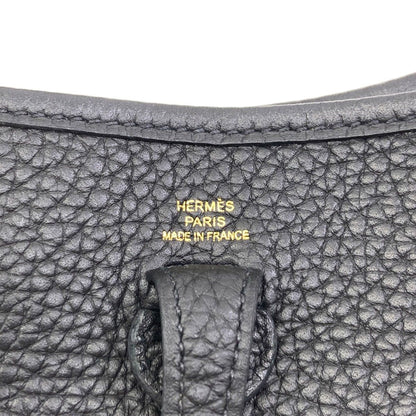 Hermes Evelyne TPM Gold Shoulder Bag Taurillon Clemence — view 6