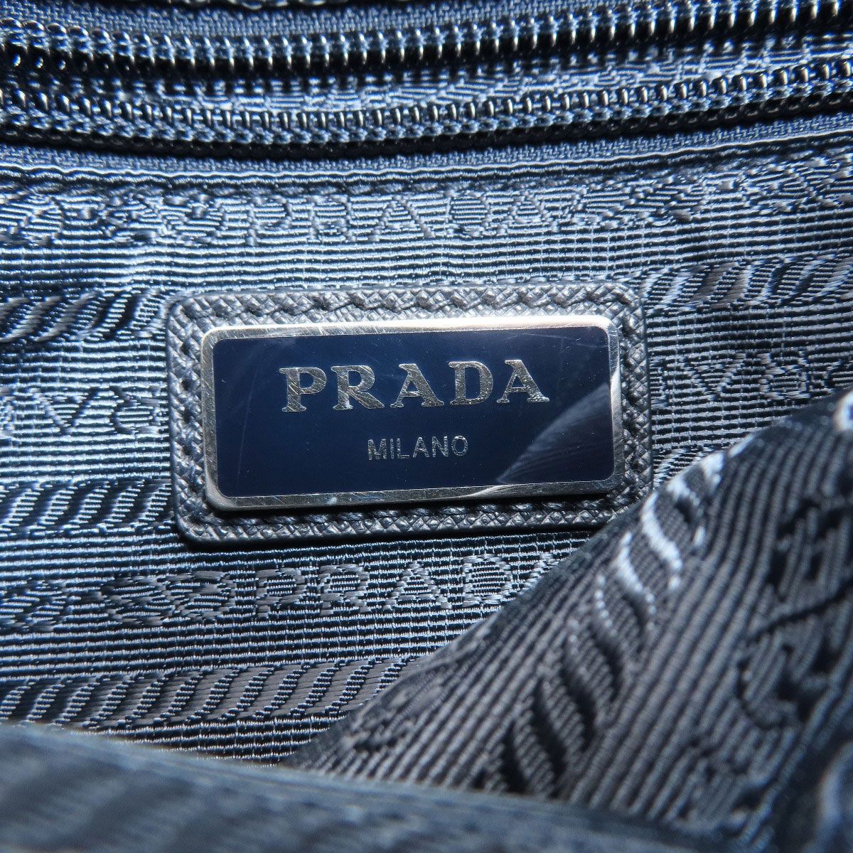 Prada Logo Shoulder Bag Nylon — view 6